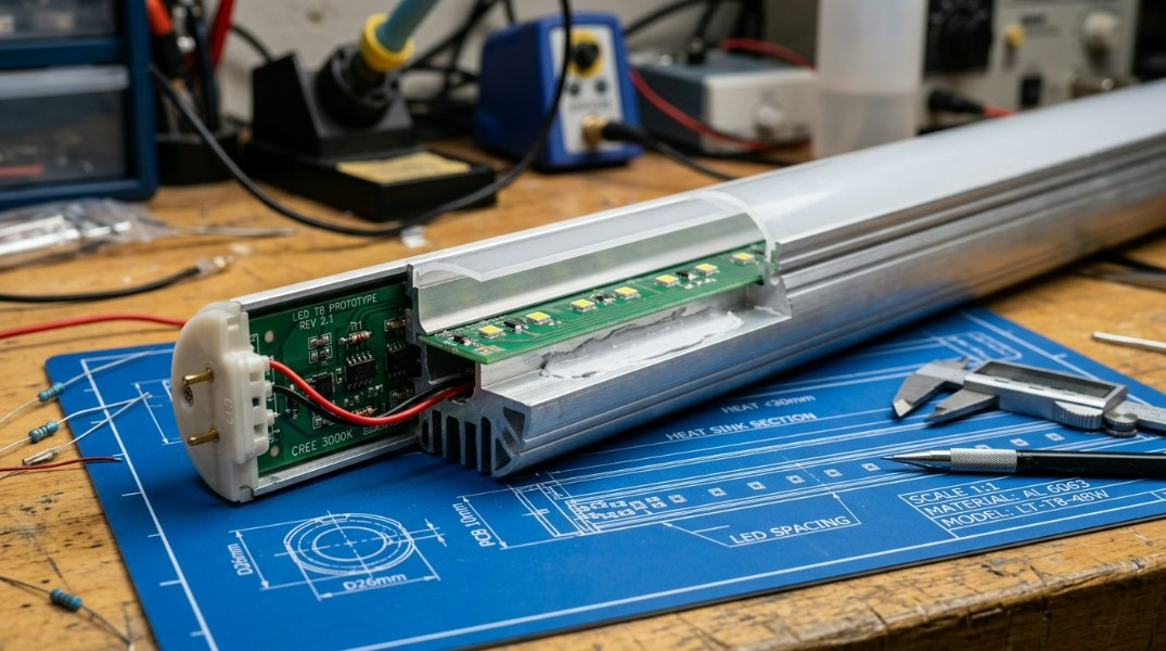 Врвен водич за 2026 година за куќиште со LED T8 цевки со 10mm PCB: Термички податоци, 3D CAD и усогласеност со UL